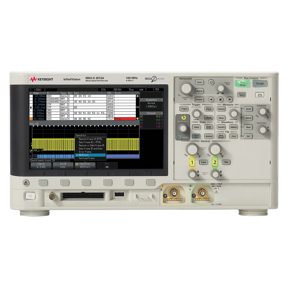 Осциллограф Keysight MSOX3012A