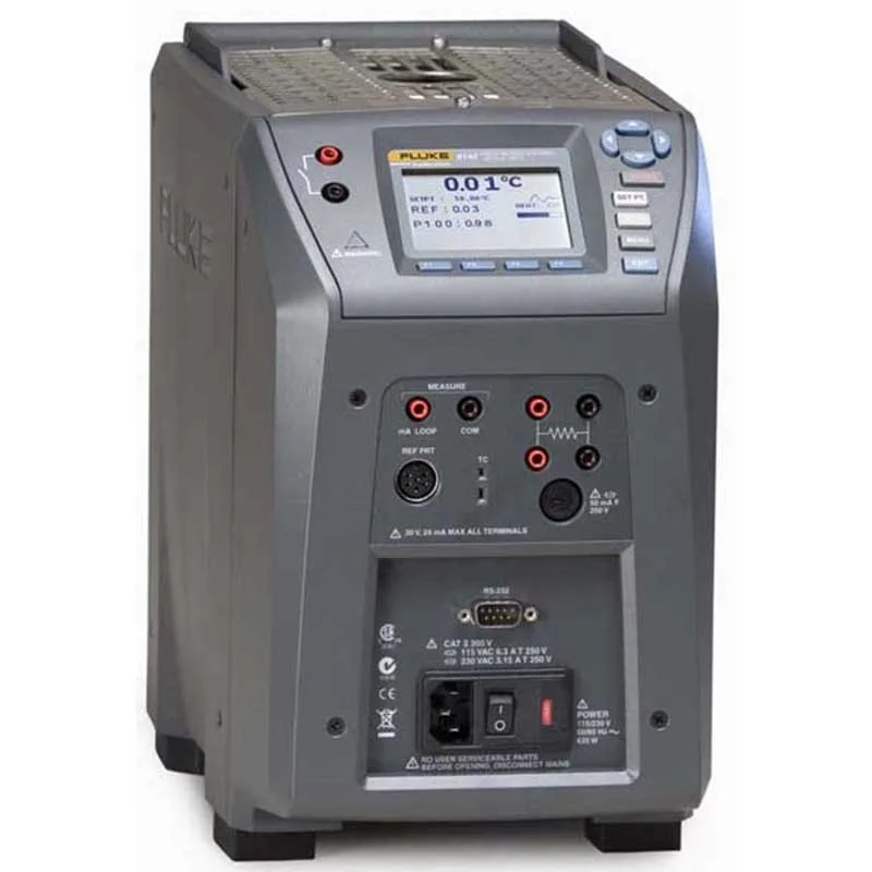Полевой сухоблочный калибратор температуры Fluke 9142-A-P-256