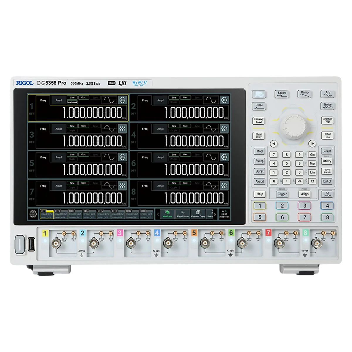 Генератор сигналов произвольной формы RIGOL DG5358 Pro
