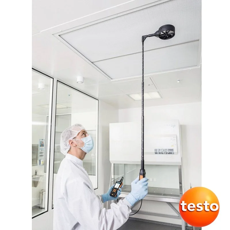 Зонд-крыльчатка (Oslash 100 мм) с Bluetooth включая сенсор температуры Testo