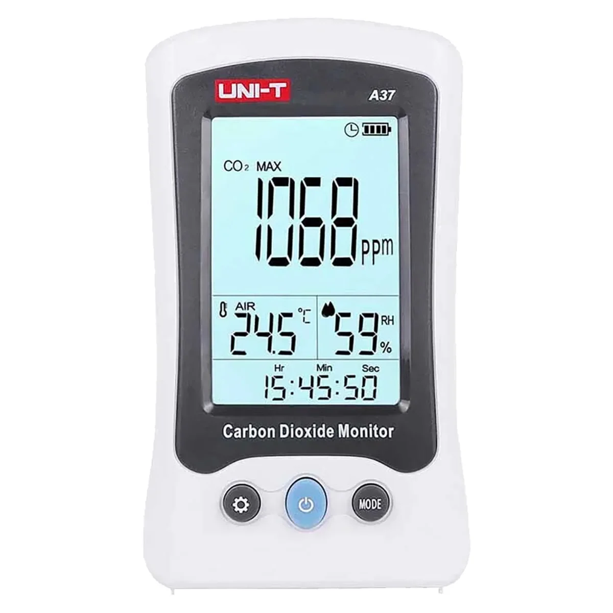 Прибор для измерения концентрации CO₂ UNI-T A37