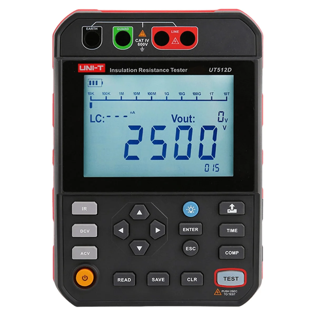 Измеритель сопротивления изоляции UNI-T UT512D
