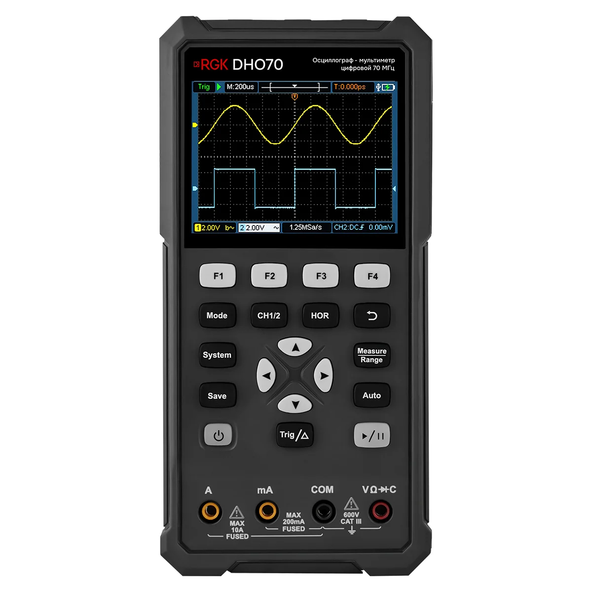 Осциллограф - мультиметр RGK DHO70