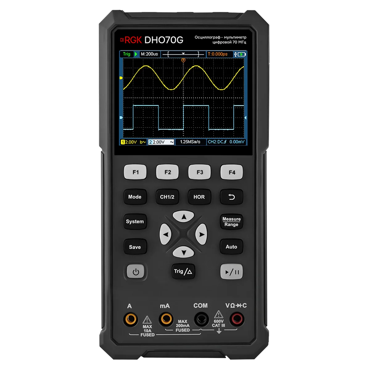 Осциллограф - мультиметр RGK DHO70G