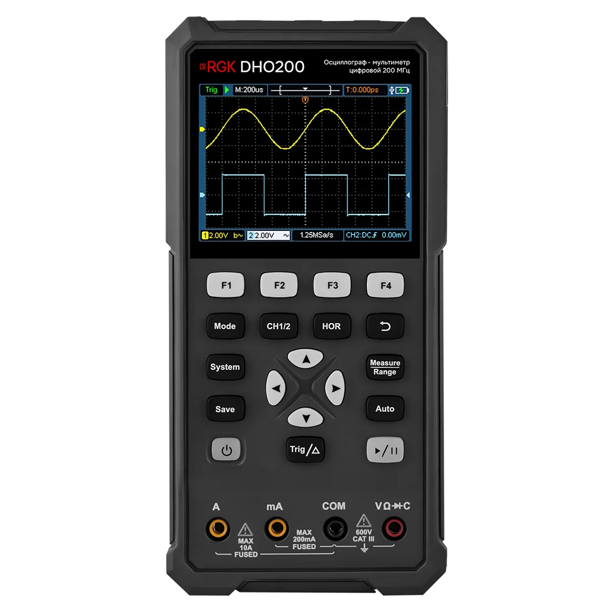Осциллограф - мультиметр RGK DHO200