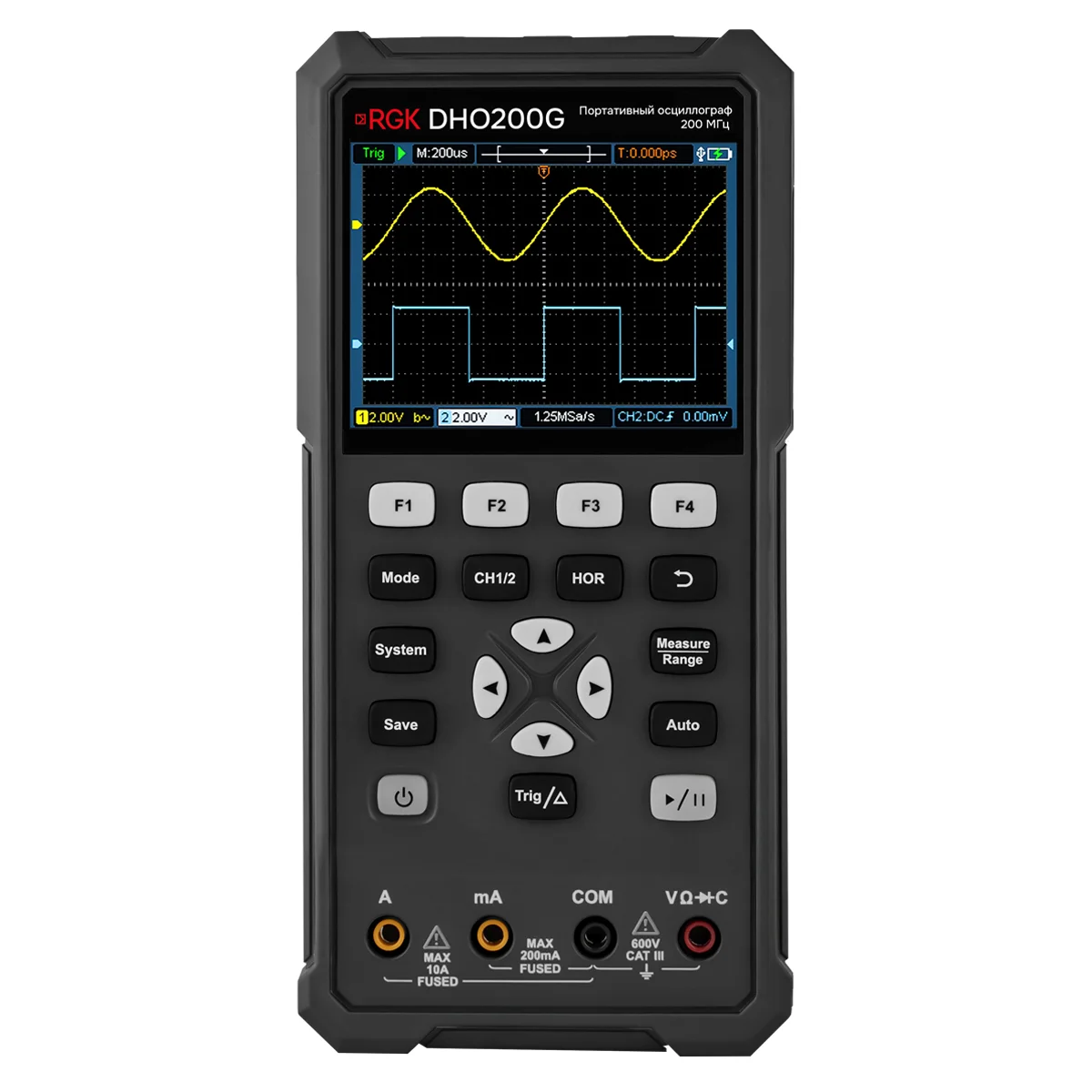 Осциллограф - мультиметр RGK DHO200G
