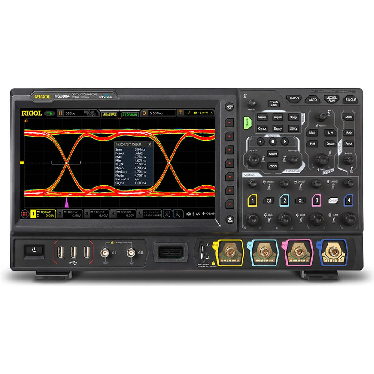 Цифровой осциллограф смешанных сигналов RIGOL MSO8064