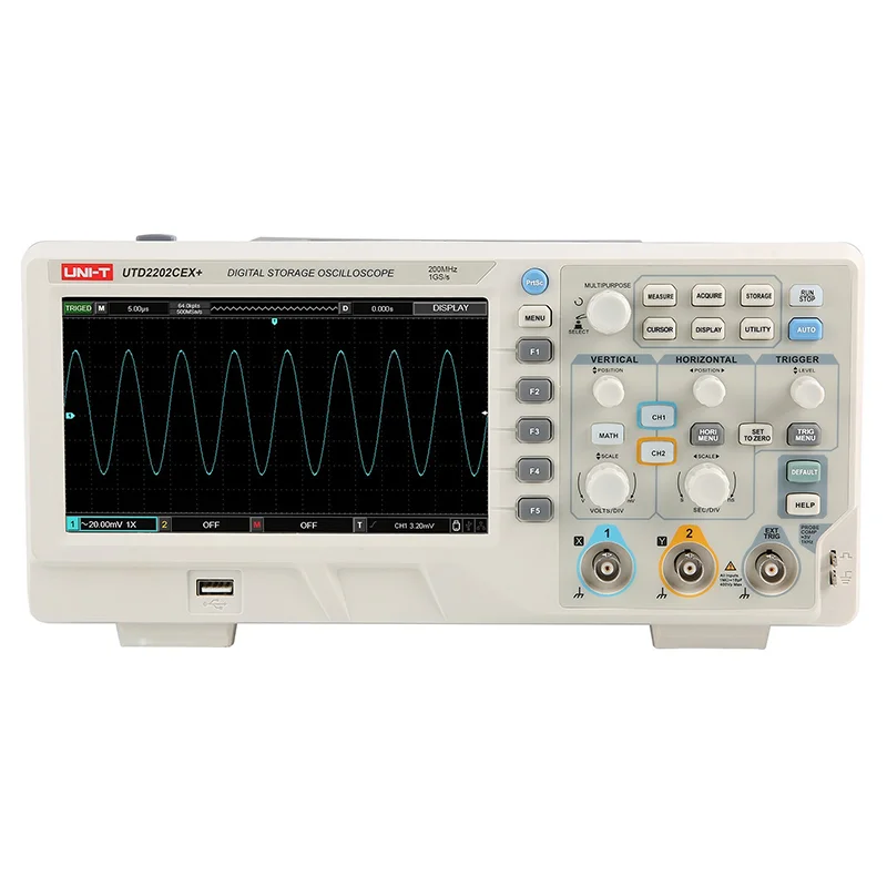 Осциллограф цифровой UNI-T UTD2202CEX+