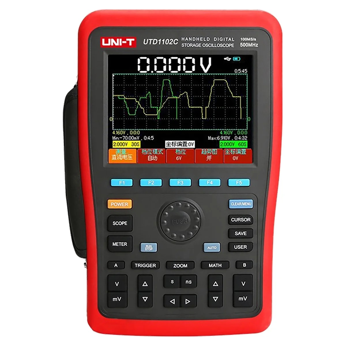 Осциллограф портативный UNI-T UTD1102C
