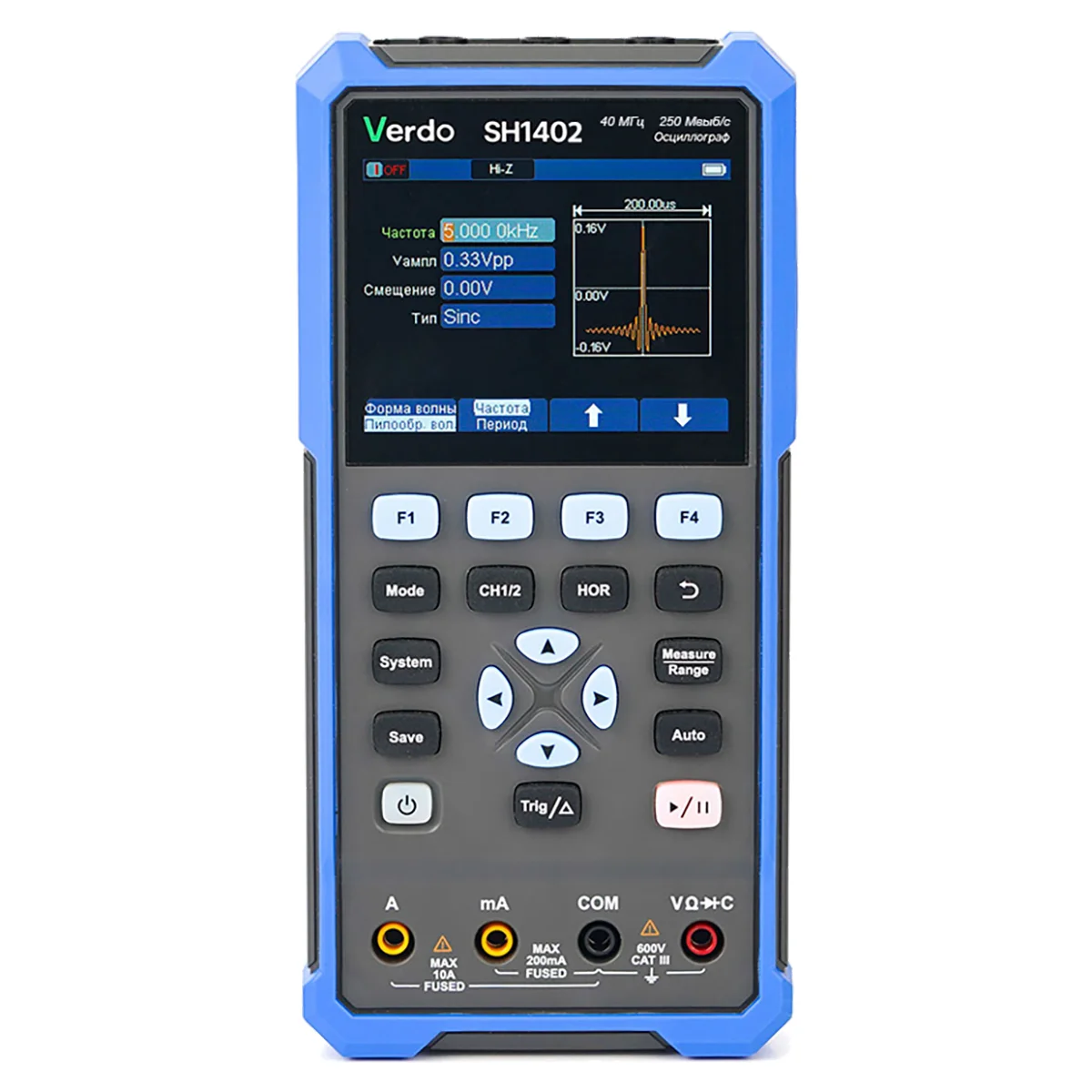 Осциллограф-мультиметр VERDO SH1402