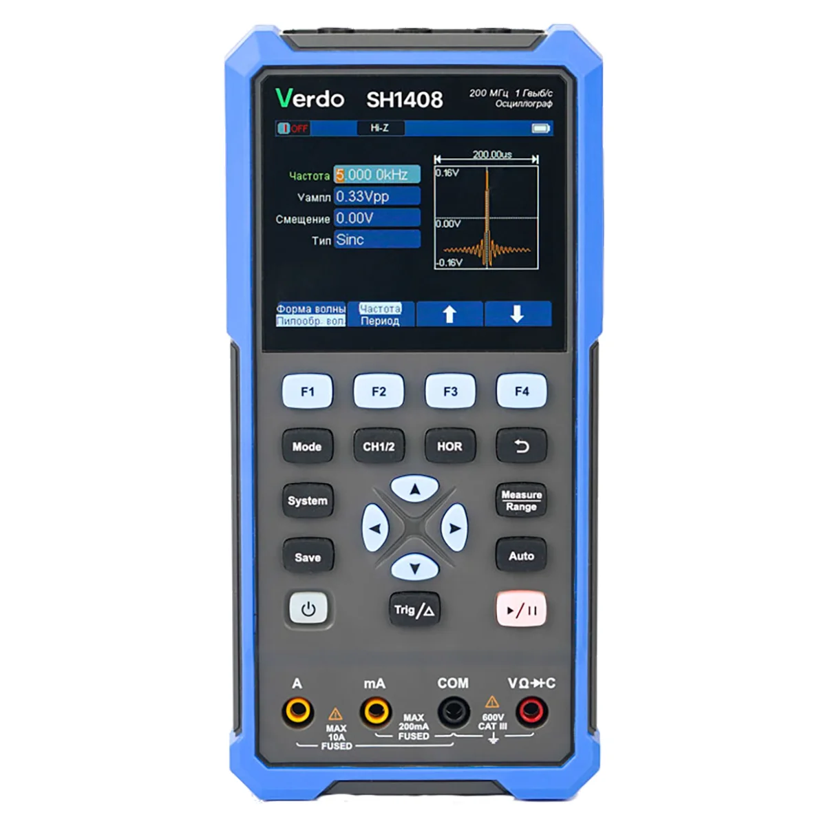 Осциллограф-мультиметр VERDO SH1408
