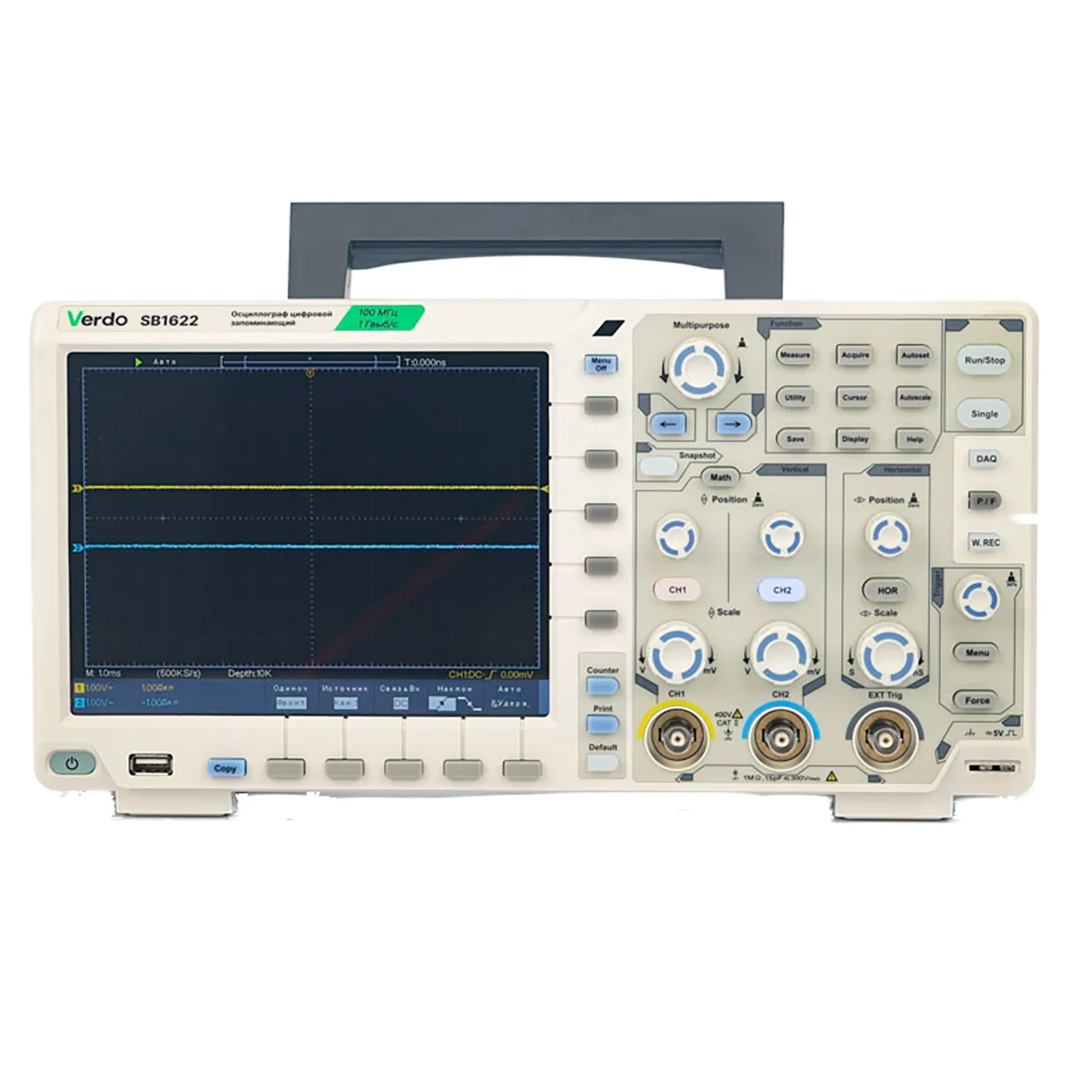 Осциллограф цифровой VERDO SB1624 с батареей XDS и сумкой для переноски
